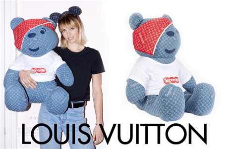 louis vuitton x supreme designer pudsey bear fake buy|louis vuitton x supreme original.